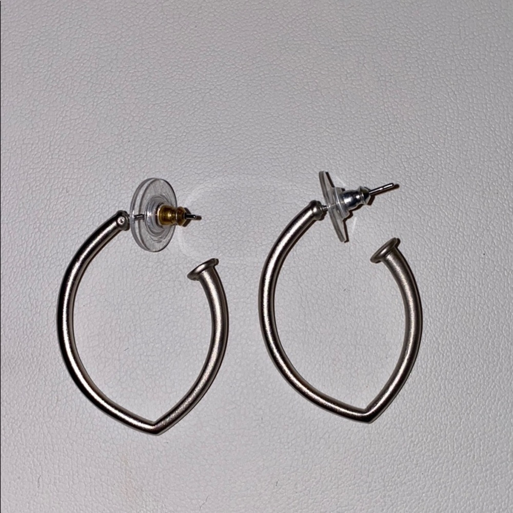 Silver hoops